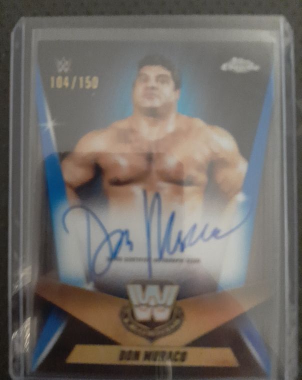 2025 Topps Chrome WWE Legendary Chrome Autographs Don Muraco #LCA-DM — front