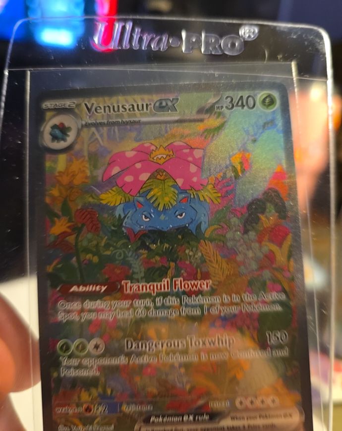 2023 Pokémon Scarlet & Violet 151 #198 Venusaur EX Special Illustration Rare — front
