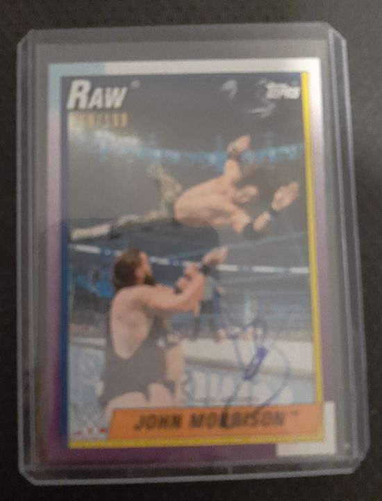 2021 Topps Heritage WWE Autographs #A-JM John Morrison — front