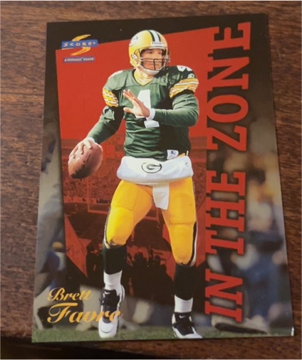 1995 Score Brett Favre In The Zone — front