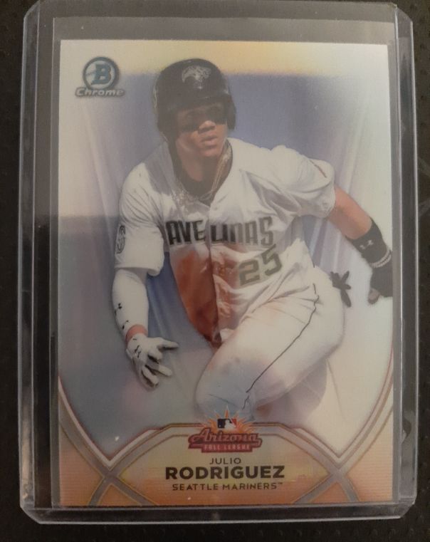 2020 Bowman Chrome #AFL-JR Julio Rodriguez — front