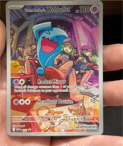 2025 Pokémon SVP #203 Team Rocket's Wobbuffet — front