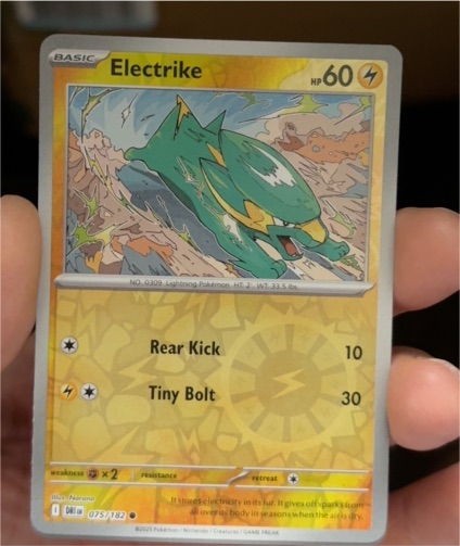 2022 Pokémon SV10: Destined Rivals #075 Electrike — front