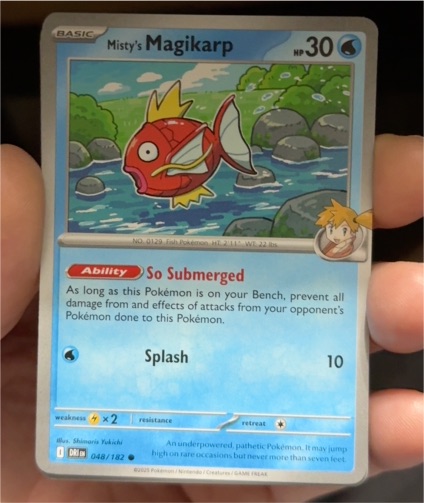 2023 Pokémon Scarlet & Violet Destined Rivals #048 Misty's Magikarp — front