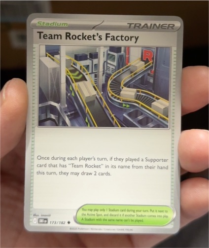 2025 Pokémon Destined Rivals #173 Team Rocket's Factory — front