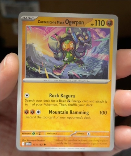 2025 Pokémon #111 Ogerpon — front
