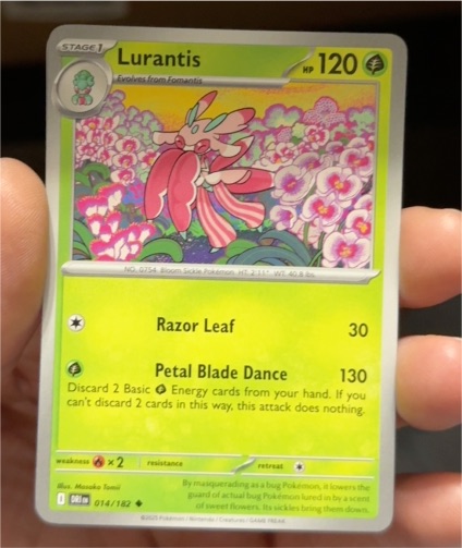 2025 Pokémon TCG Destined Rivals #014 Lurantis — front