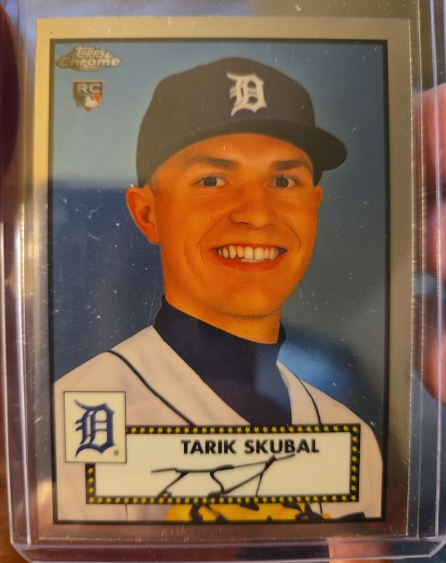 2021 Topps Chrome Platinum Anniversary #39 Tarik Skubal — front