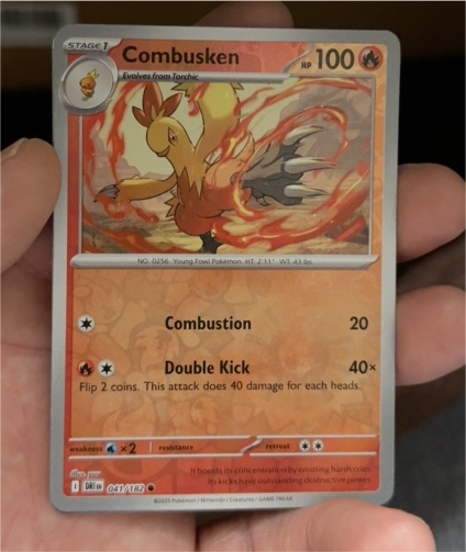 2023 Pokémon SV10 Destined Rivals #041 Combusken — front