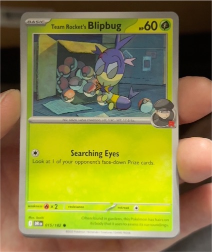2025 Pokémon SV10: Destined Rivals #015 Blipbug — front