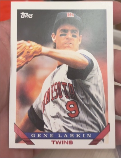 1993 Topps #61 Gene Larkin — front