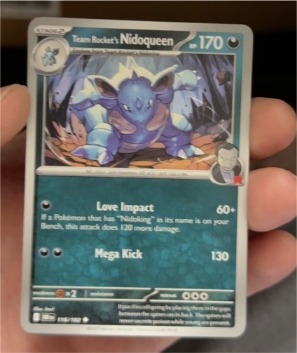 2023 Pokémon TCG Scarlet & Violet Destined Rivals #116 Team Rocket's Nidoqueen — front