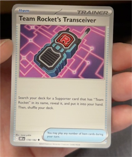 2025 Pokémon Scarlet & Violet Destined Rivals #178 Team Rocket's Transceiver — front