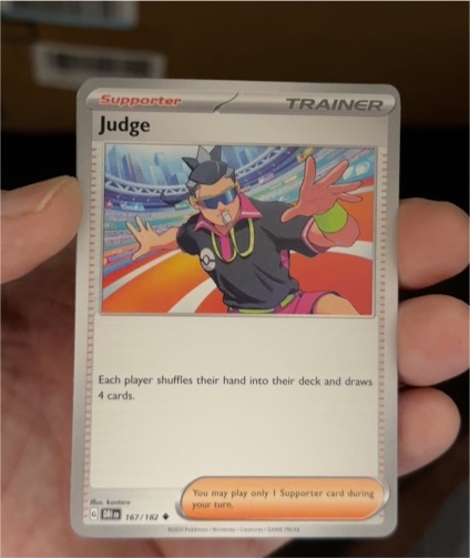 2023 Pokémon Sv10: Destined Rivals #167 Judge — front