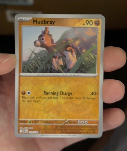 2025 Pokémon Destined Rivals #107 Mudbray — front