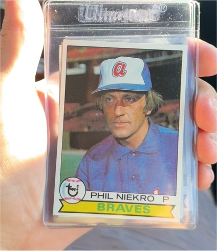 1979 Topps #595 Phil Niekro — front
