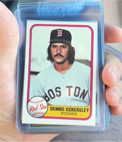 1981 Fleer #226 Dennis Eckersley — front