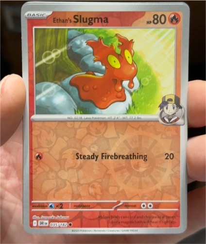 2025 Pokemon Scarlet & Violet Destined Rivals #035 Ethan's Slugma — front