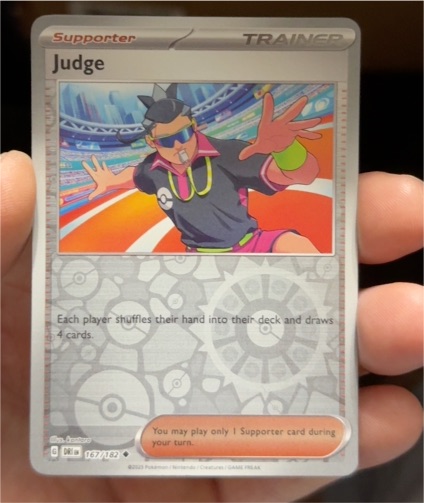 2023 Pokémon SV10: Destined Rivals #167 Judge — front
