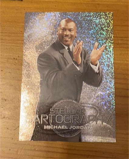 2024 Skybox Metal Universe Champions #101 Michael Jordan Stellar Cartography — front