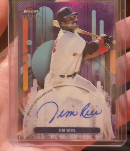 2025 Topps Finest #FA-JR Jim Rice — front