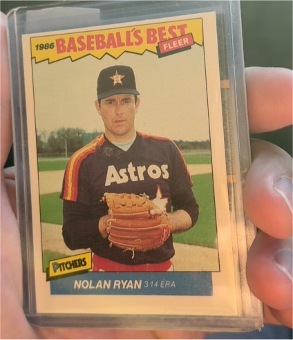 1986 Fleer Baseball's Best Sluggers vs. Pitchers #30 Nolan Ryan — front