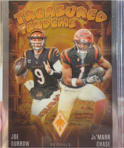 2024 Panini Phoenix #TT-CIN Treasured Tandems Joe Burrow, Ja'Marr Chase — front