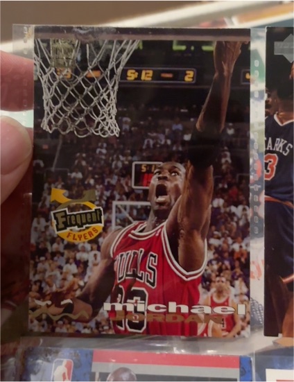 1993-94 Topps Stadium Club #181 Michael Jordan Frequent Flyers — front