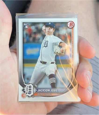 2025 Bowman #50 Jackson Jobe — front