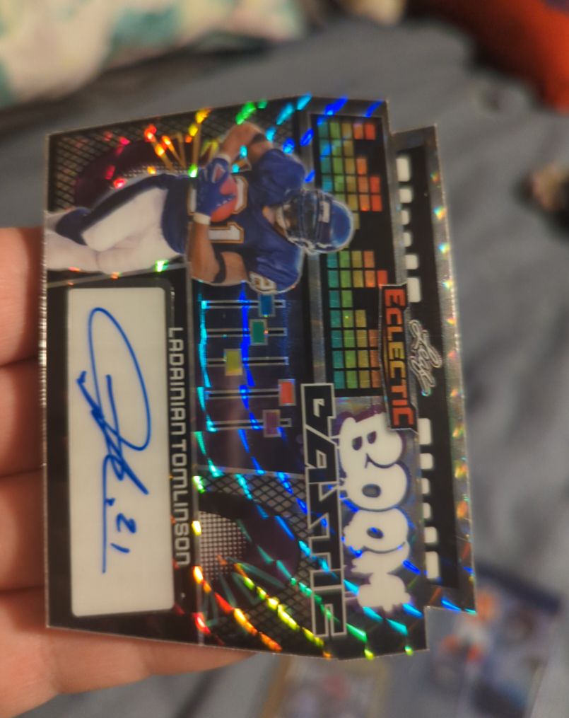 2024 Leaf Eclectic Boom Bastic #LaDainian Tomlinson — front