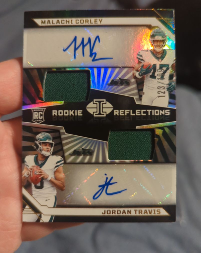 2024 Panini Illusions Rookie Reflections #123 Malachi Corley & Jordan Travis — front