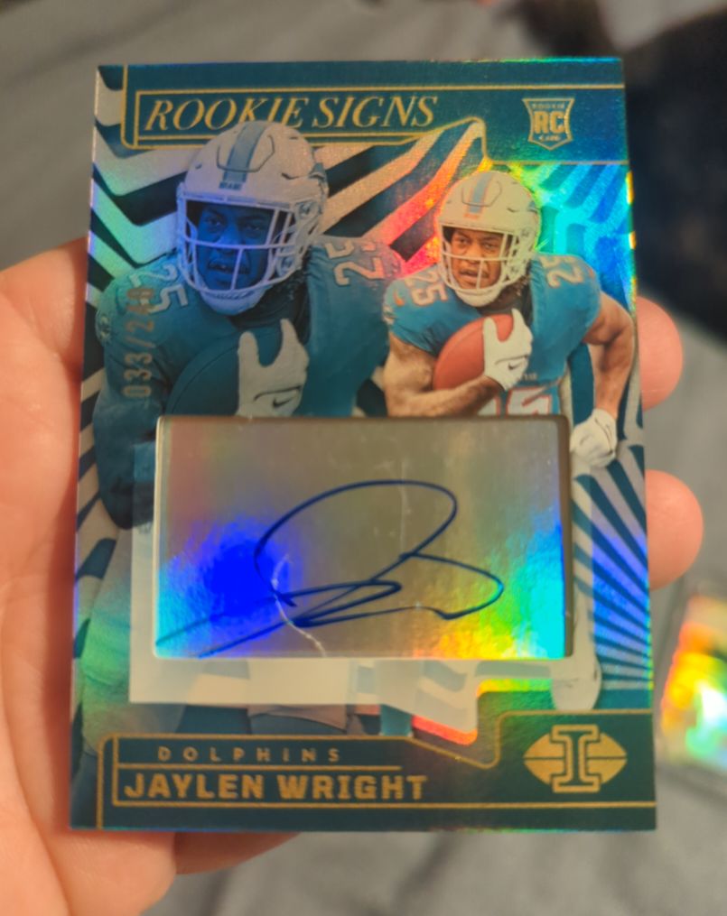 2024 Panini Illusions Rookie Signs #RS-JWT Jaylen Wright — front