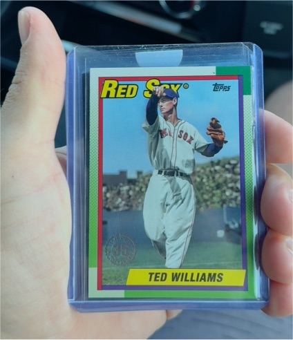 2025 Topps Series 1 #T90-26 Ted Williams 35th Anniversary 1990 Topps — front