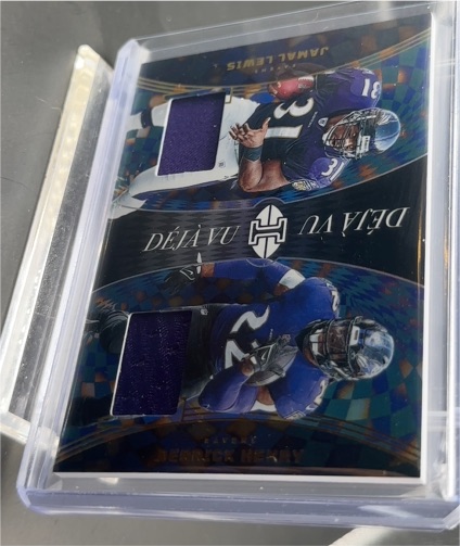 2024 Panini Illusions Déjà Vu Jamal Lewis & Derrick Henry — front