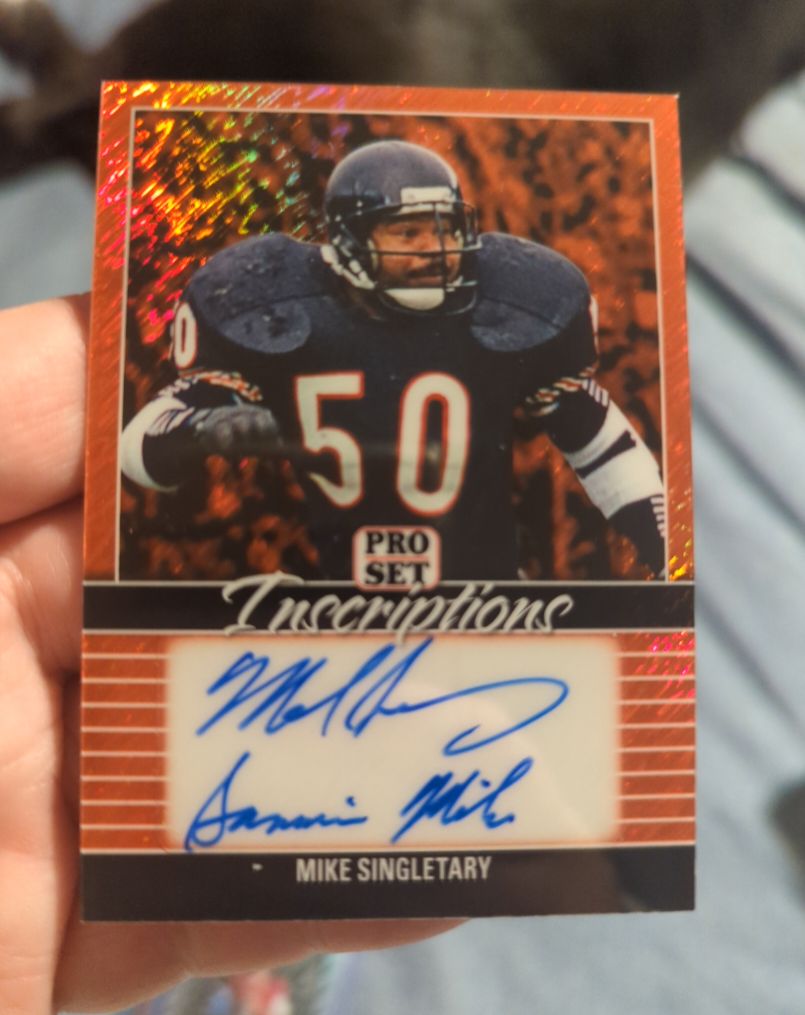 2024 Leaf Pro Set Inscriptions Mike Singletary — front
