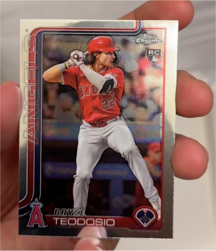 2025 Topps Chrome #198 Bryce Teodosio — front