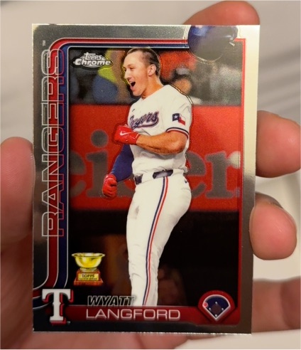 2025 Topps Chrome #68 Wyatt Langford — front