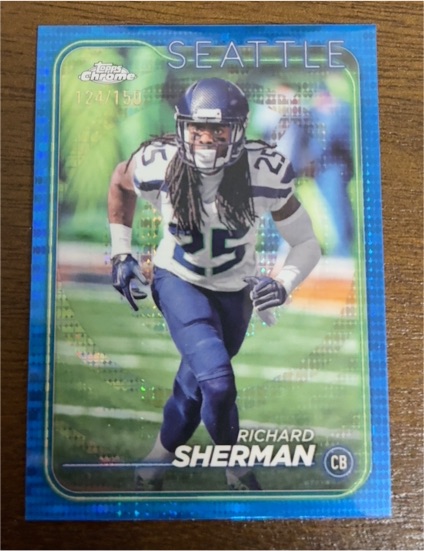 2024 Topps Chrome #182 Richard Sherman — front
