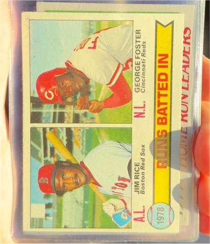 1979 Topps #3 Jim Rice & George Foster — front