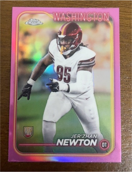 2024 Topps Chrome #233 Jer'Zhan Newton — front