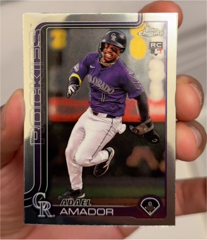 2025 Topps Chrome #255 Adael Amador — front
