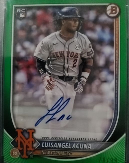 2025 Bowman #83 Luisangel Acuña — front