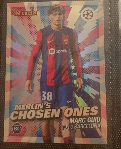 2023-24 Topps Merlin UEFA Club Competitions #MC-6 Marc Guiu Merlin's Chosen Ones — front
