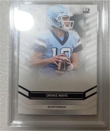 2023 Leaf Draft #34 Drake Maye — front