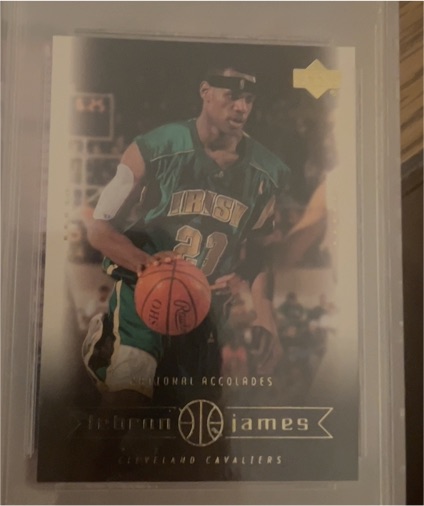 2003 Upper Deck National Accolades #3 LeBron James — front
