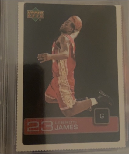 2003 Upper Deck Magazine #UD1 LeBron James — front