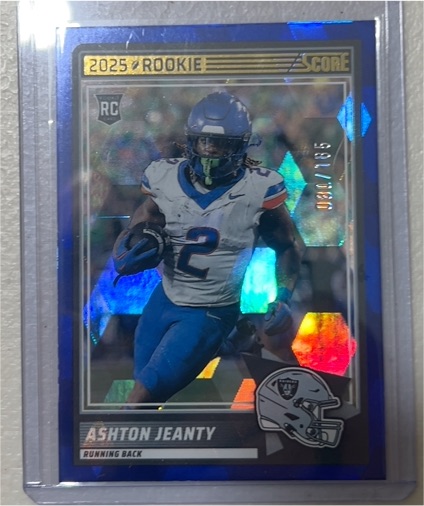 2025 Panini Score #14 Ashton Jeanty Rookie — front