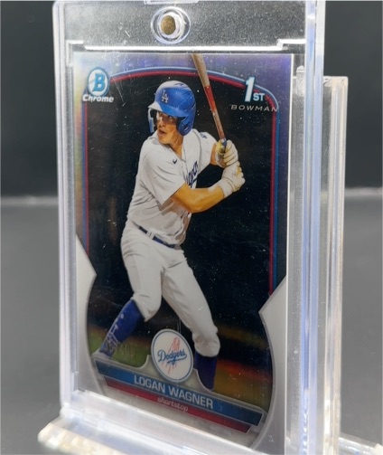 2023 Bowman Chrome Prospects #BCP-36 Logan Wagner — front