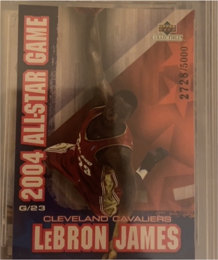 2004 Upper Deck Collectibles #LJAS LeBron James — front