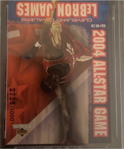 2004 Upper Deck Collectibles 6/23 LeBron James 2004 All-Star Game — front
